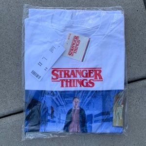 Stranger Things White Tee